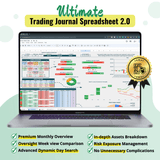 Trading Journal Spreadsheet Template 2.0